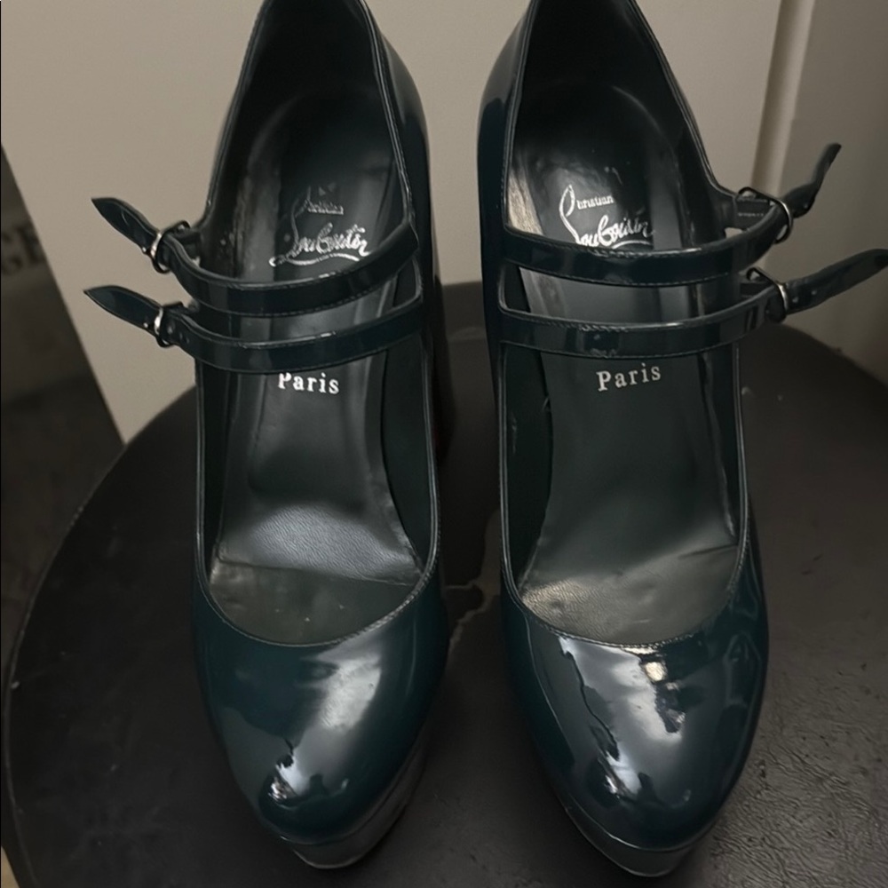 Christian Louboutin Black Patent Leather Heels